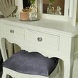 White Dressing Table, Mirror, Stool &amp; Pair Bedside Tables - Victoria...