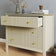 Wide 3 Drawer Chest of Drawers and Pair of Large Bedside Tables - Hales Taupe Range