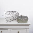 Wire Dome Black Stone Planter Pot/Bird Cage - 46cm