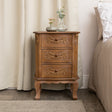 Wooden 3 Drawer Bedside Table - Pays Du Bois Range