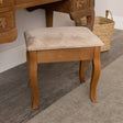 Wooden Dressing Table Desk with Triple Mirror and Stool &amp; Pair of 3 Drawers Bedside Tables - Pays Du Bois Range