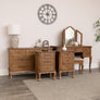 Wooden Dressing Table Set, 7 Drawer Chest of Drawers & Pair of 3 Drawer Bedside Tables - Pays Du Bois Range