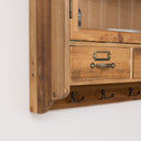Wooden Glass Wall Cabinet