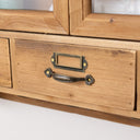 Wooden Glass Wall Cabinet
