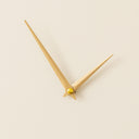 Wooden Ivory &amp; Gold Detailed Heart Shaped Wall Clock - 40cm x 40cm