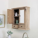 Wooden Mirrored Bathroom Cabinet