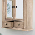 Wooden Mirrored Bathroom Cabinet