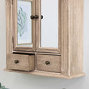 Wooden Mirrored Bathroom Cabinet