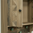 Wooden Wall Mounted Cabinet With Hooks