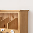 Wooden Wall Mounted Cupboard with hooks