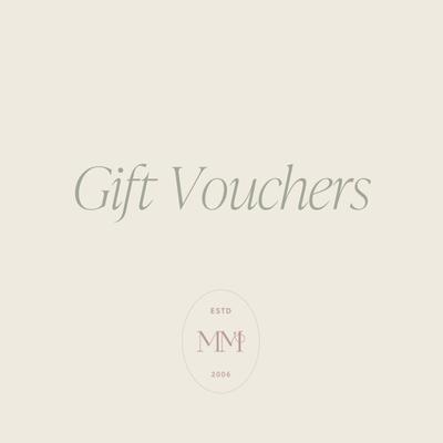 Gift Vouchers & Gift Cards