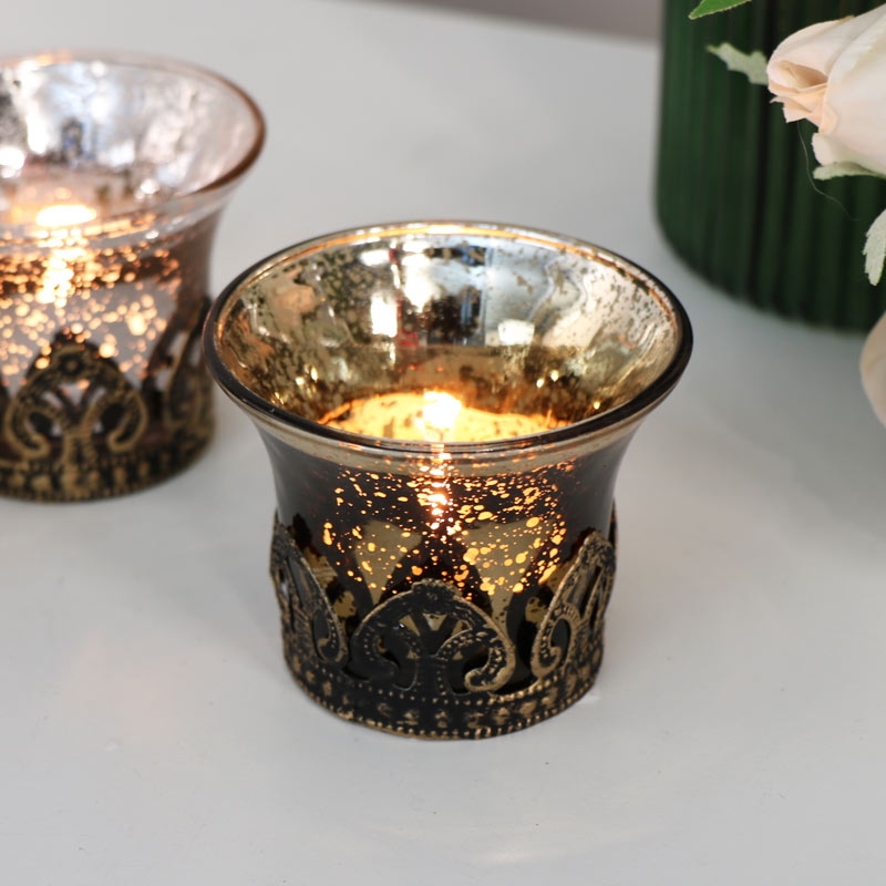 Decorative Glass Tealight Holders