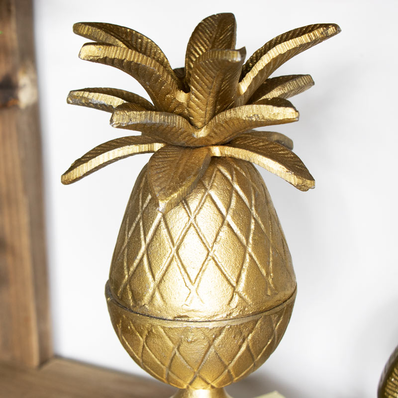 Gold Pineapple Ornament