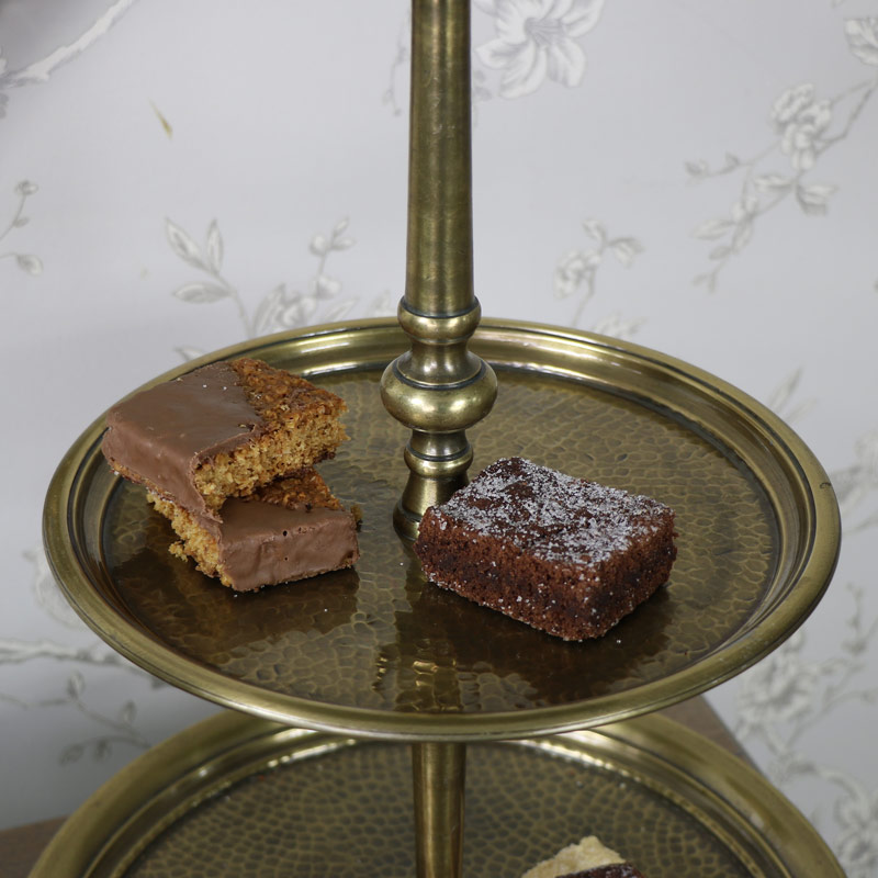 Gold Three Tier Cake Stand