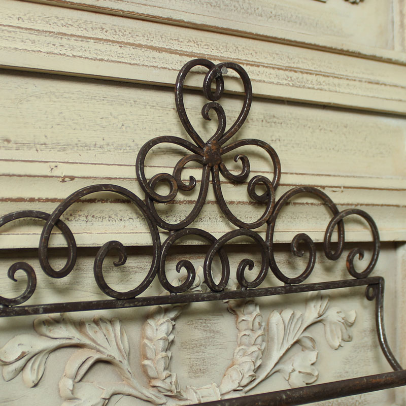 Ornate Metal Towel Rail