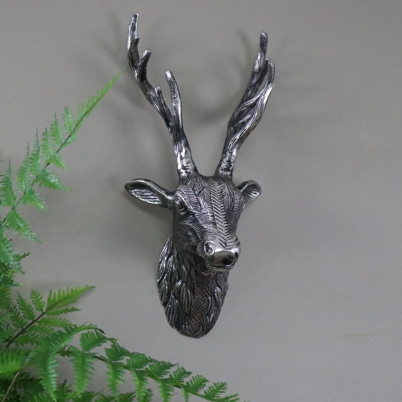 metal deer head wall mount