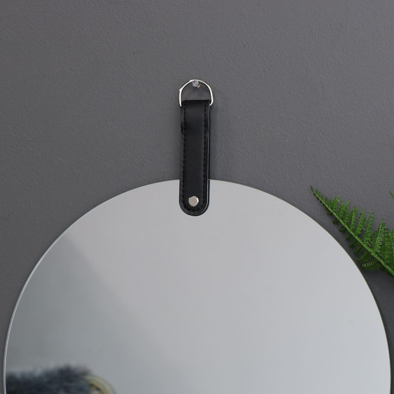 Round Frameless Wall Mirror