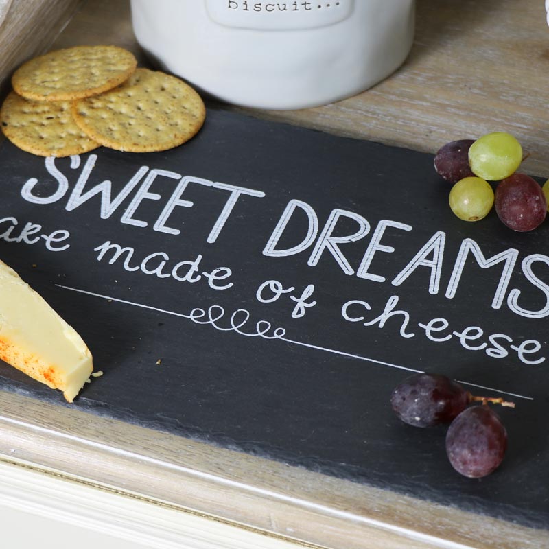 Slate Cheese Board 'Sweet Dreams....'