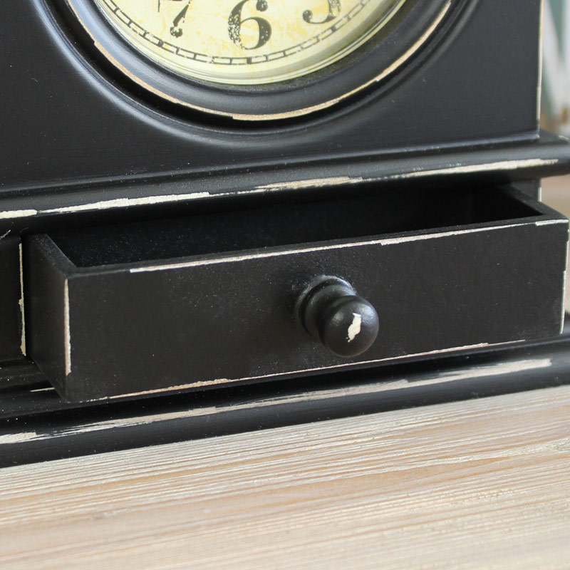 Vintage Wooden Mantel Clock