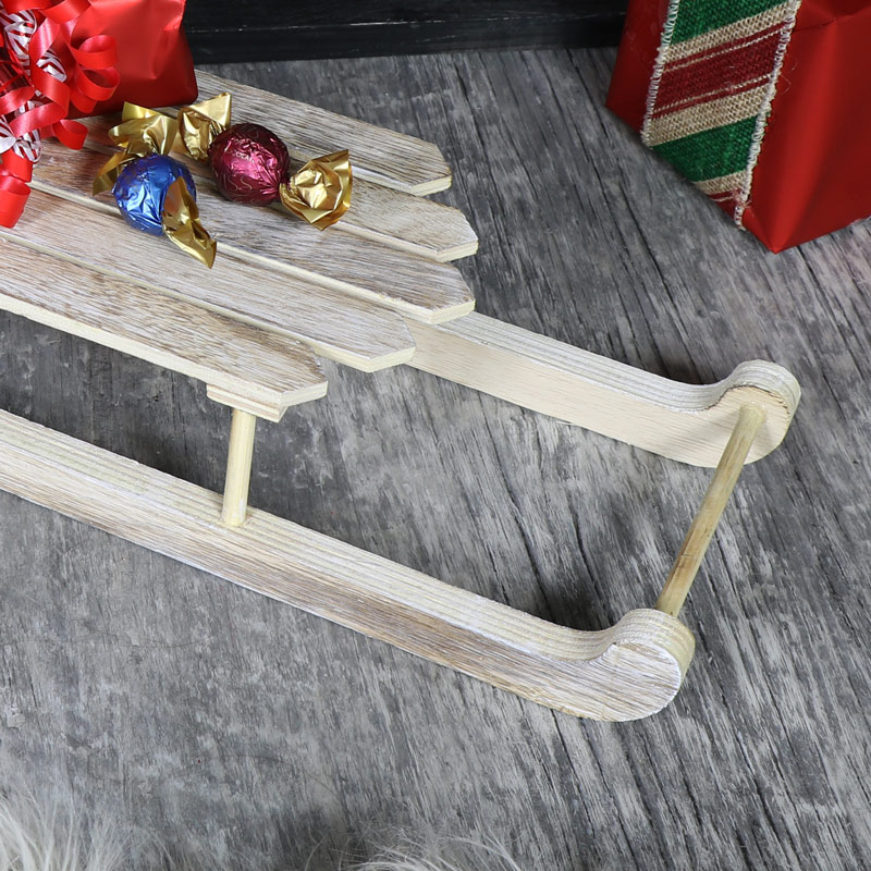 Small Wooden Christmas Sleigh