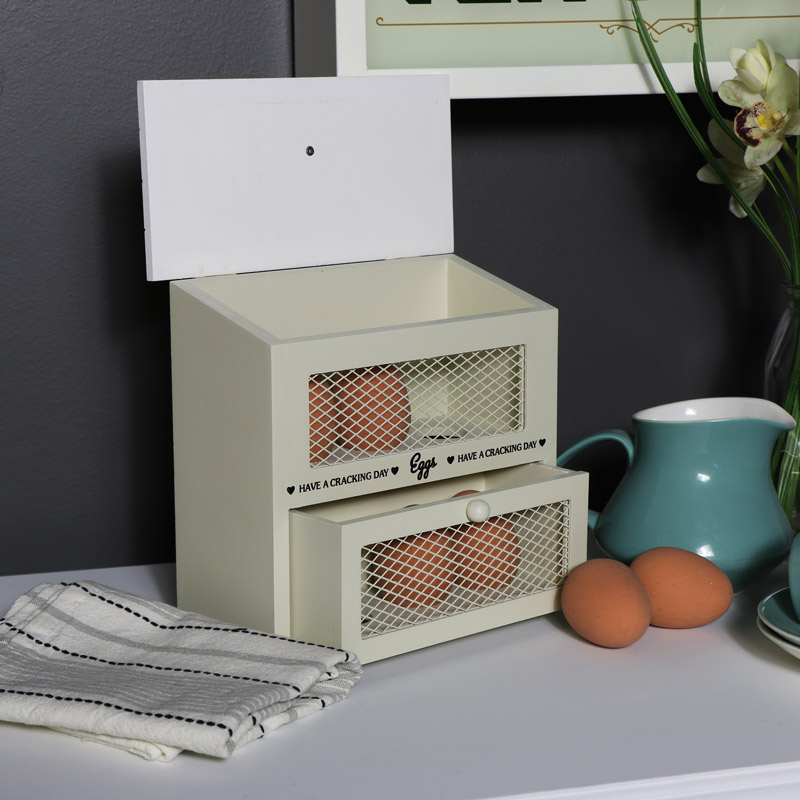 Wooden Egg Box Cabinet