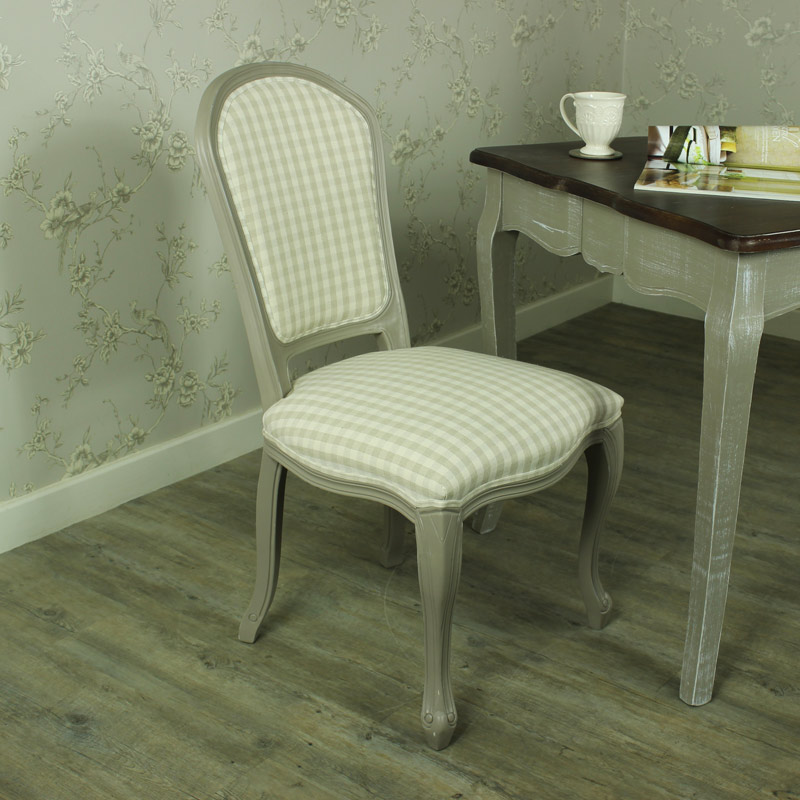 Grey Padded Dining Chair - French Grey Range