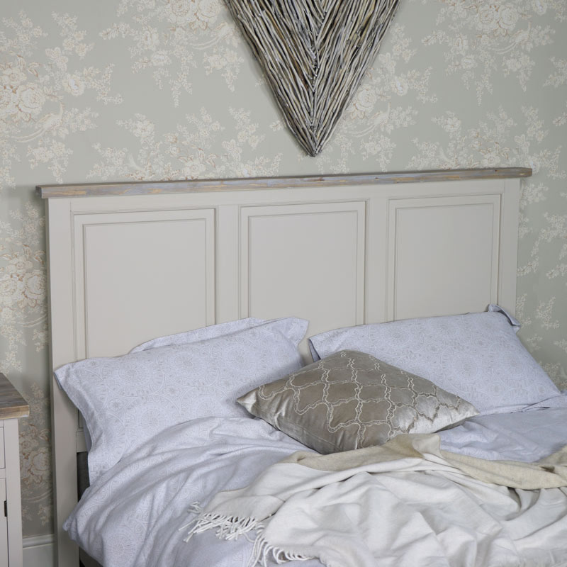 Large Kingsize Panelled Headboard - Cotswold Range