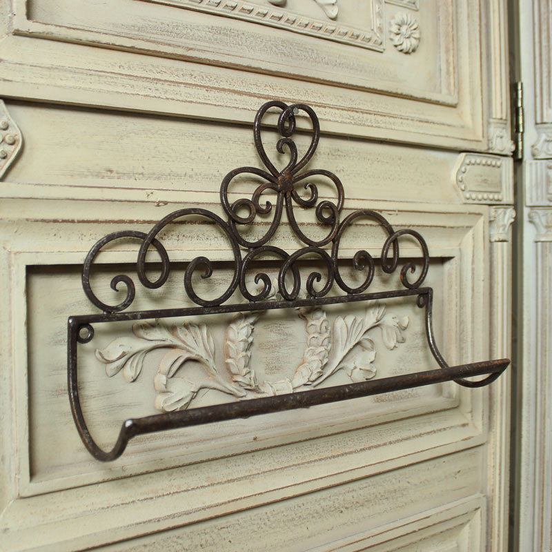 Ornate Metal Towel Rail