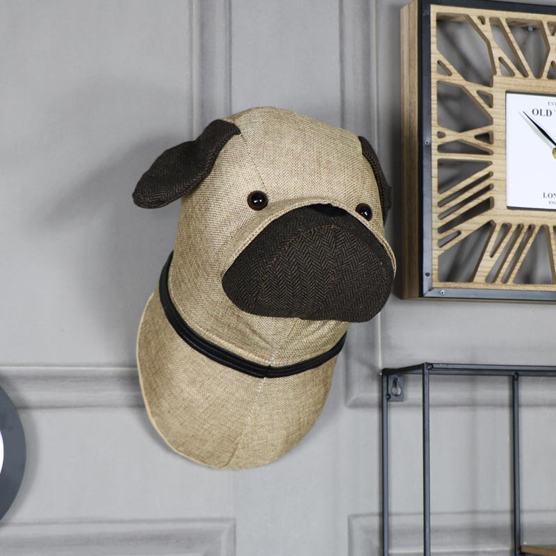 Pug Head Wall Decoration