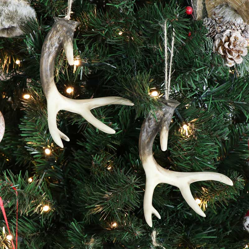 Set of 2 Hanging Antlers 