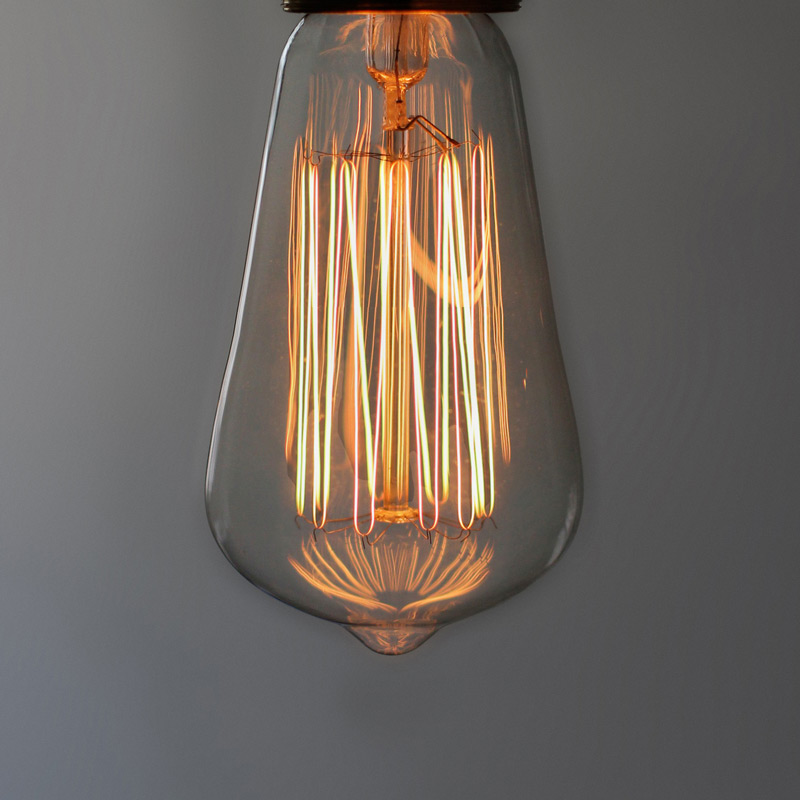 Vintage Tinted Glass Tulip 40W Filament Bulb