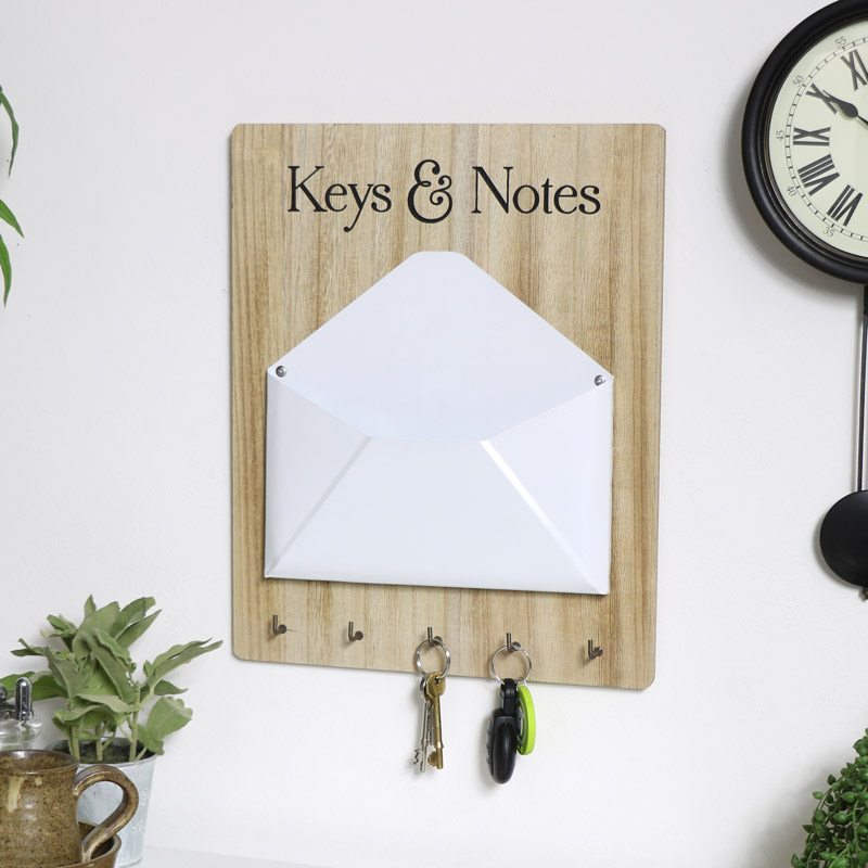 Wall Mounted Keys & Letter Holder