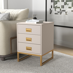 3 Drawer Bedside Table