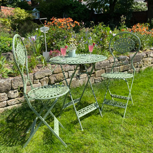 Antiqu Sage Green Bistro Set