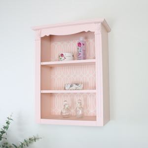 Ornate Pink Wall Shelf